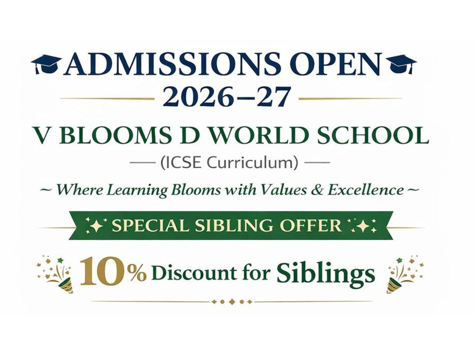 Admissions Open 2026–27